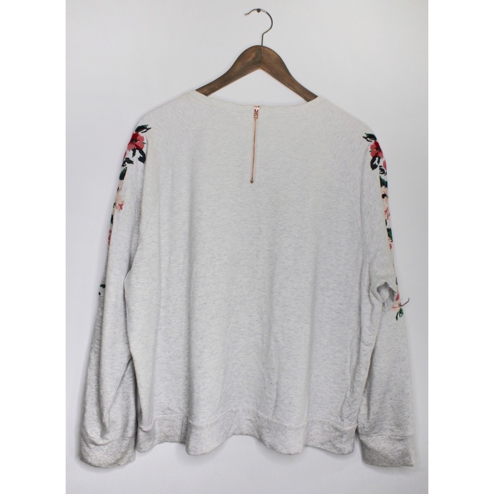 a new day Plus Long Sleeve Floral Top 2X Preowned - Picture 5 of 6